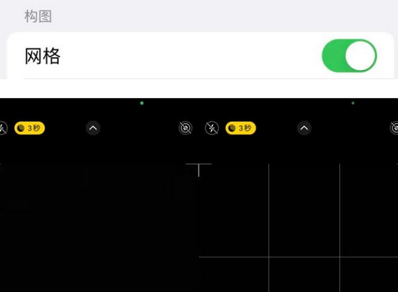 萧县苹果手机维修网点分享iPhone如何开启九宫格构图功能