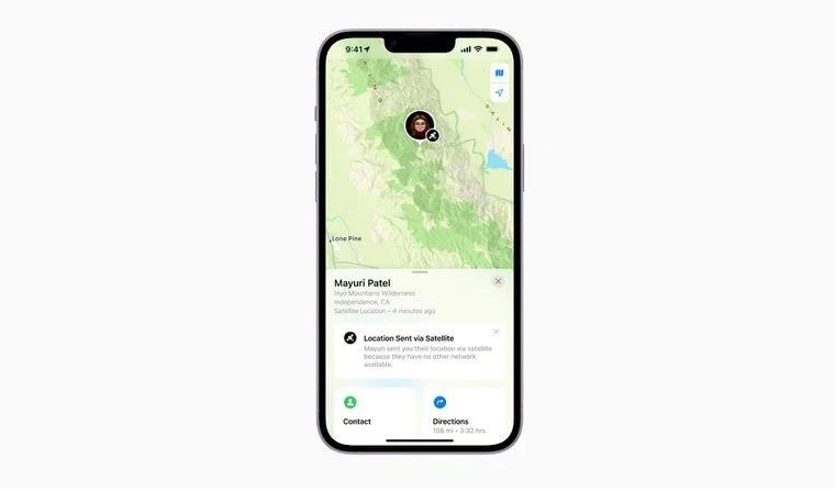 萧县苹果14维修分享iPhone14系列中 FindMy功能通过卫星分享位置方法教程 